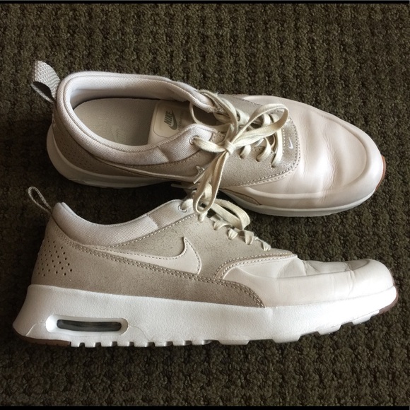 Nike Shoes - Nike Air Max Thea Premium leather in Oatmeal
